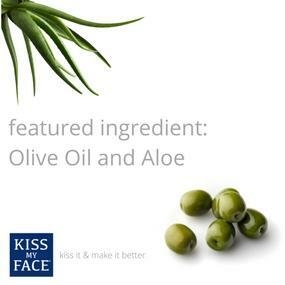Olive oil and aloe ingredients