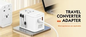 LDNIO Z9 3 USB Ports 20W GaN Travel Adapter
