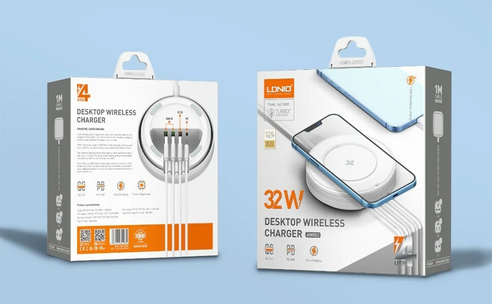 Ldnio 32W Aw003 Desktop Wireless Charging – Quickee