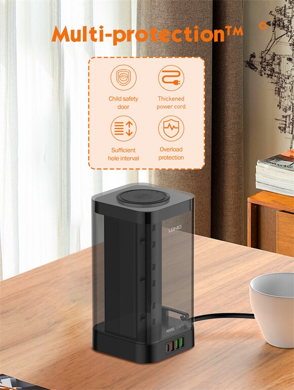 6 AC Tower Extension Power Socket SKW6457