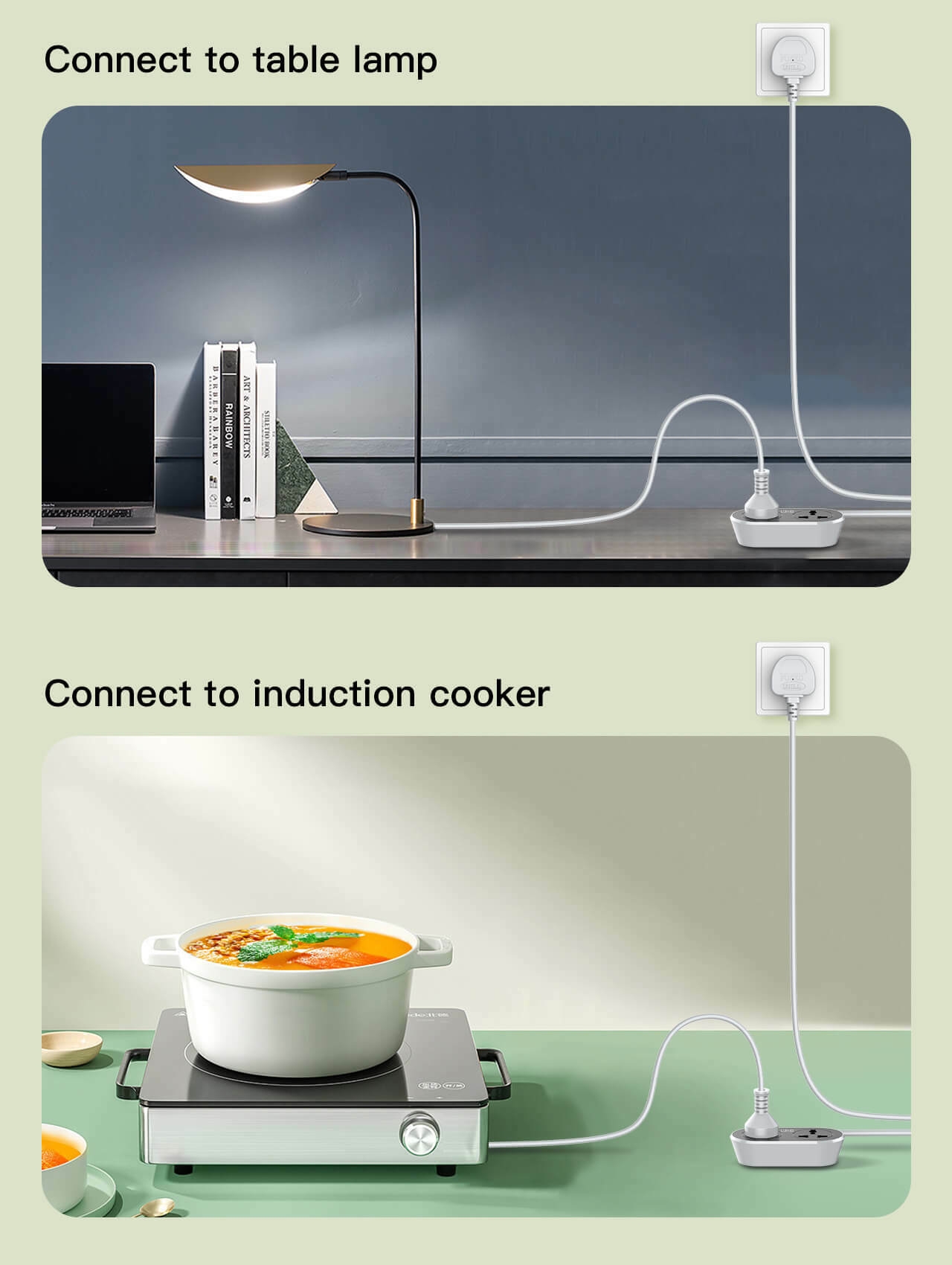 1 AC Outlet Universal Extension Power Socket SC1017