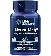 Life Extension Same 400mg & Neuro-mag Magnesium L-threonate Supplements for Joint, Liver, Brain H...