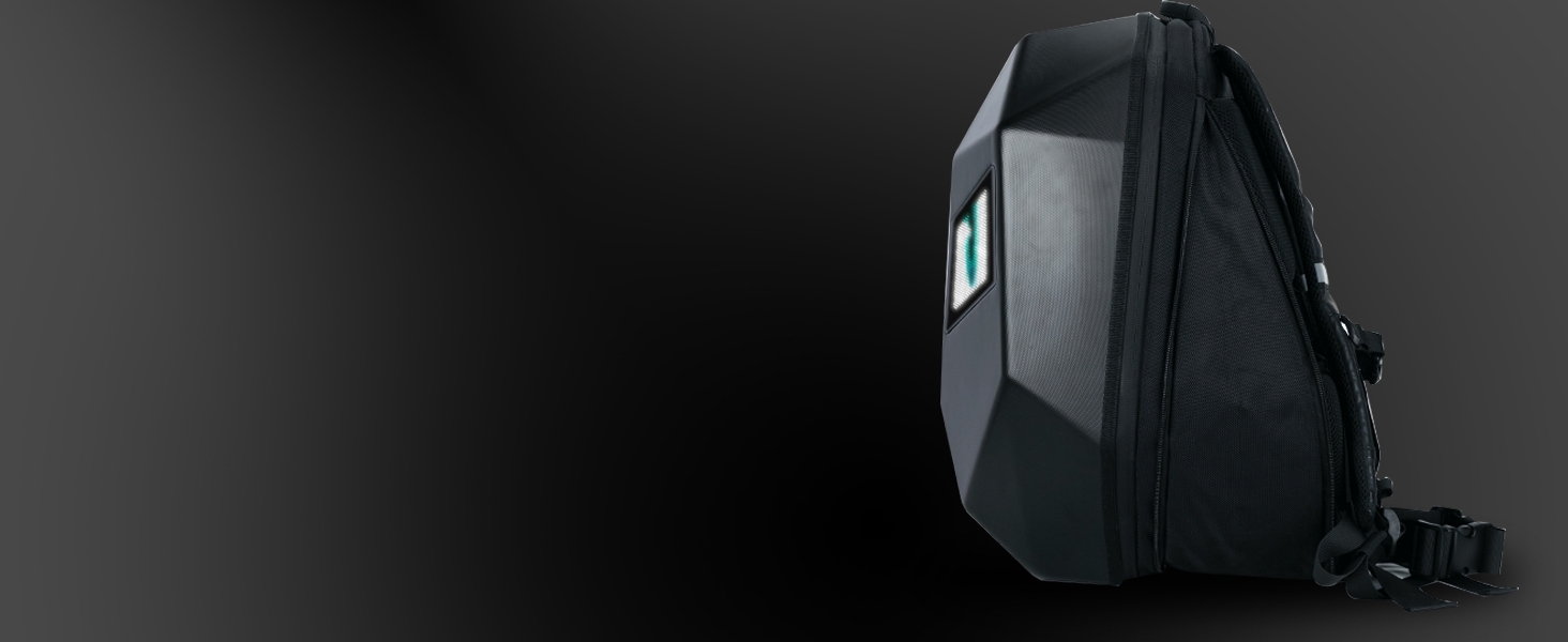 expandable helmet backpack