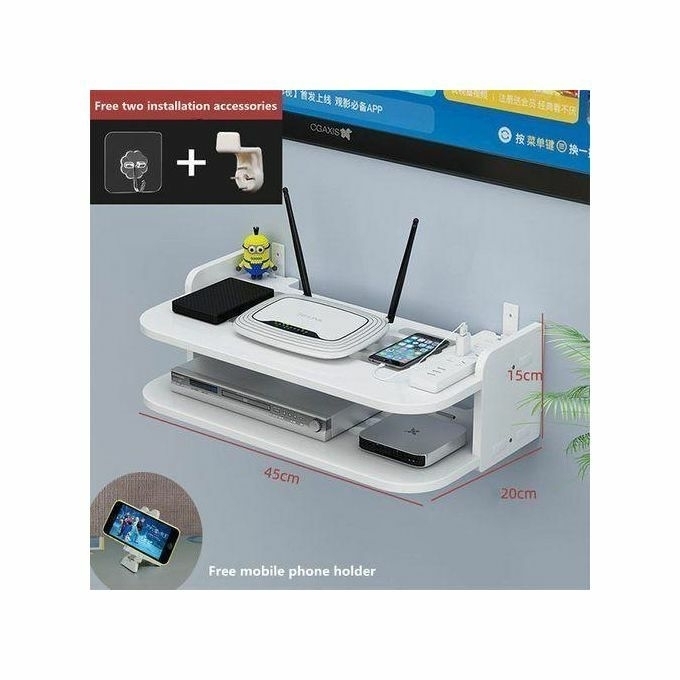 product_image_name-Generic-45CM Etagère Murale-Compatible - DVD/Décodeur/Lecteur-2