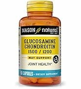 MASON NATURAL Glucosamine Chondroitin 1500/1200 3 Per Day with Vitamin C - Supports Joint Health,...