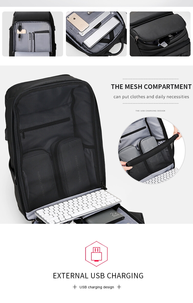 Mark Ryden  High Quality Multifunction Mochila De Viaje17 Inch  Large Capacity Waterproof Sport Mochila Hombre MR7080D