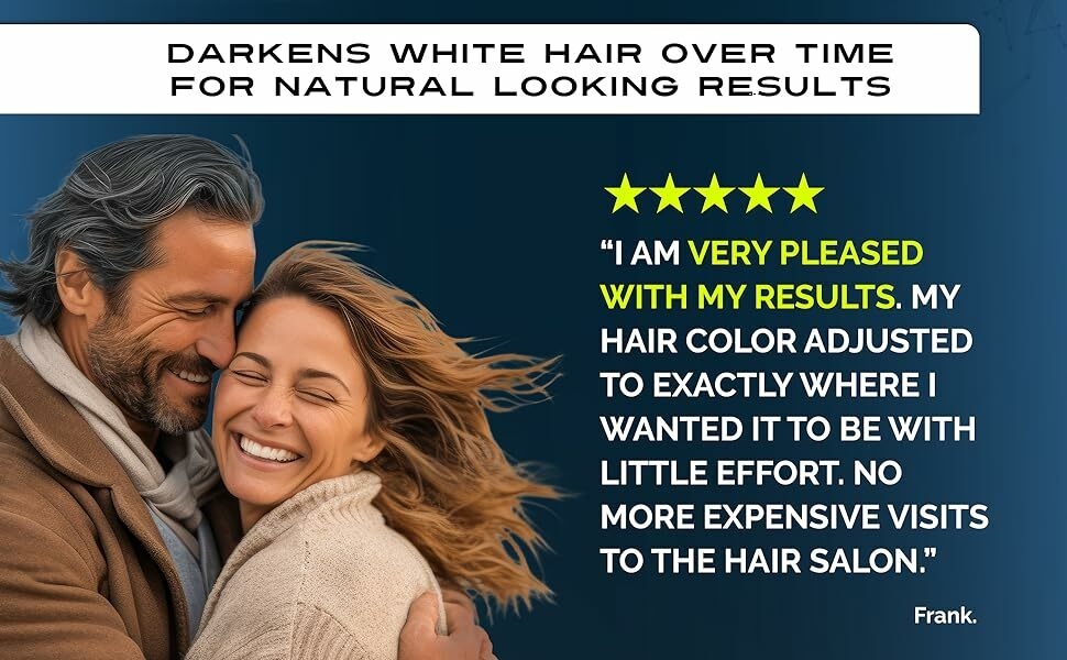 Regain Hair Color Bold Confidence Boost Gray Coverage Solution Gray-to-Dark Revival