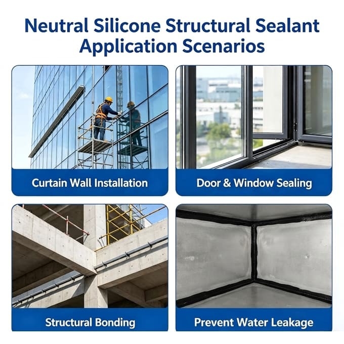 9900 Black Neutral Silicone Sealant