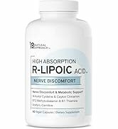 Natural Approach HIGH ABSORPION R-LIPOIC Acid - Supports Nerve Health - Tingling Fingers, Hands, ...