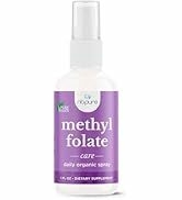 nbpure Methylfolate Vitamin B9 Spray Supplement, Liquid Folic Acid Spray, 1 oz