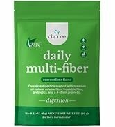 nbpure Daily Multi-Fiber Fiber Supplement, Premium All-Natural Soluble and Insoluble Fiber, Prebi...