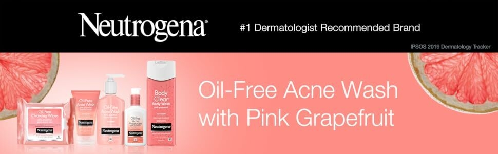 Oil Free Acne Face Wash with Pink Grapefruit