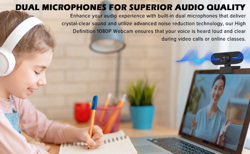 1080P Webcam with Microphone