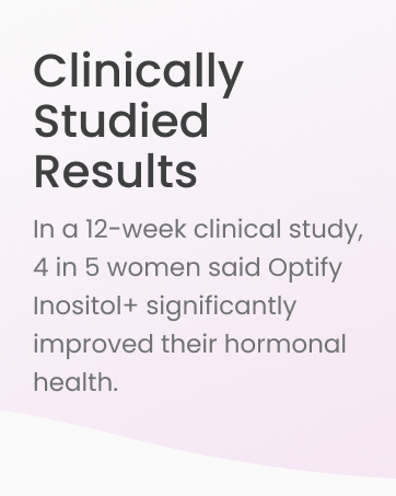 Optify Clinically Studied for hormonal balance, health, and support