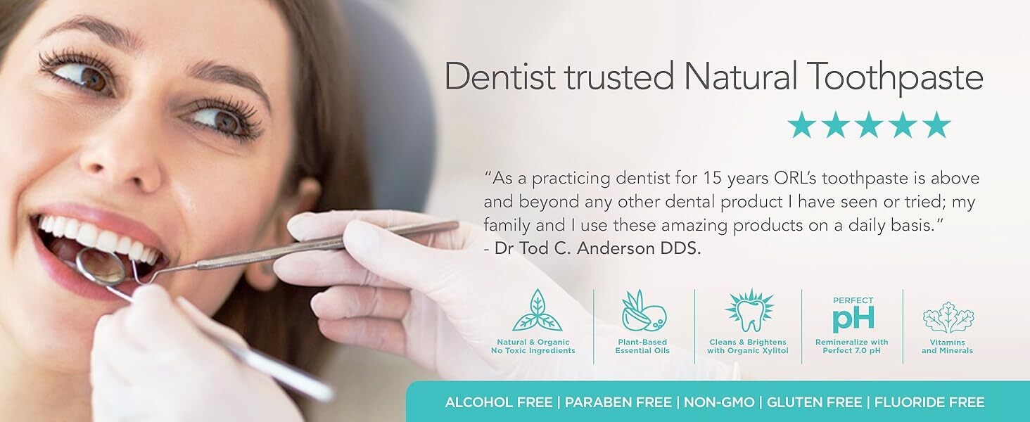 Dentist Trusted Natural Toothpaste