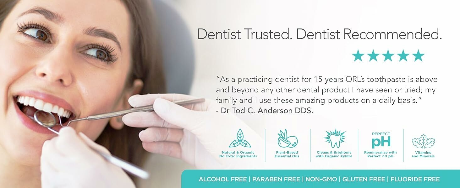 Dentist Trusted Natural Toothpaste