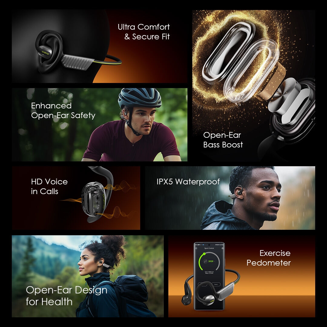 Open-Ear Headphones OpenCriclet 2 OPN-672 features