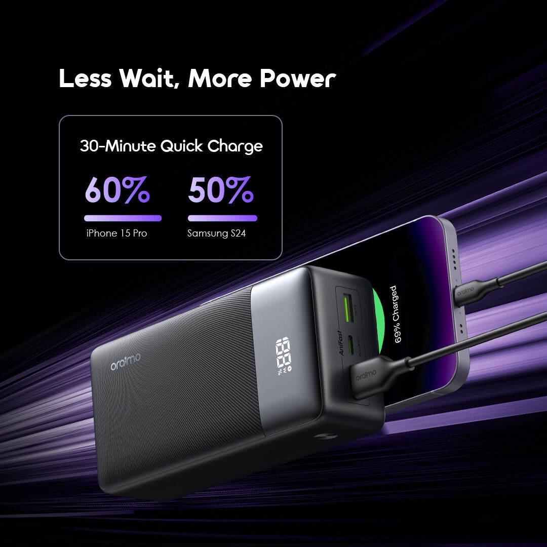 oraimo 27000mAh Power Bank PowerNova QF1 OPB-7270Q Features Quick Charge