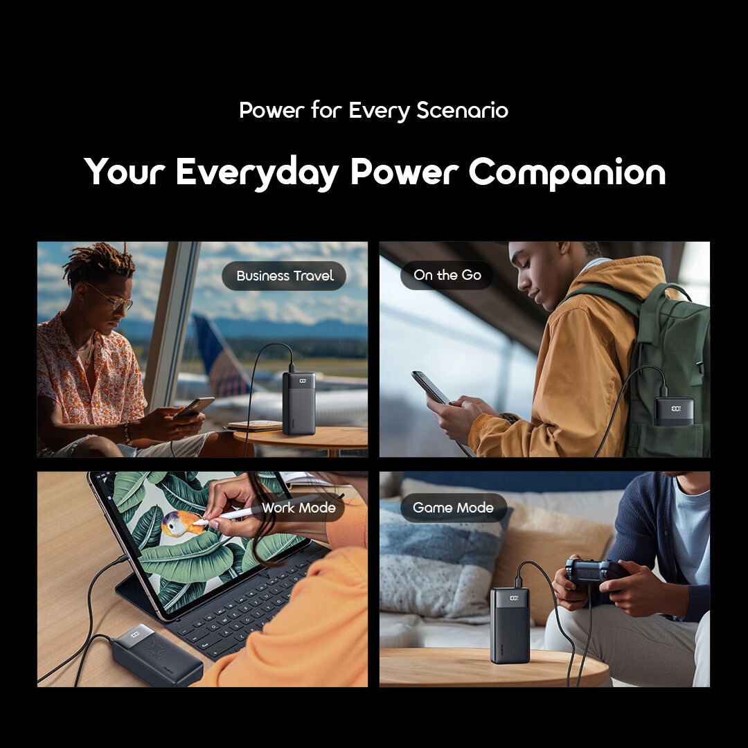 oraimo 27000mAh Power Bank PowerNova QF1 OPB-7270Q Everyday Essentials