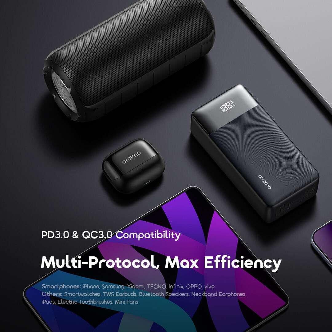 oraimo 27000mAh Power Bank PowerNova QF1 OPB-7270Q Multi-Compatibility