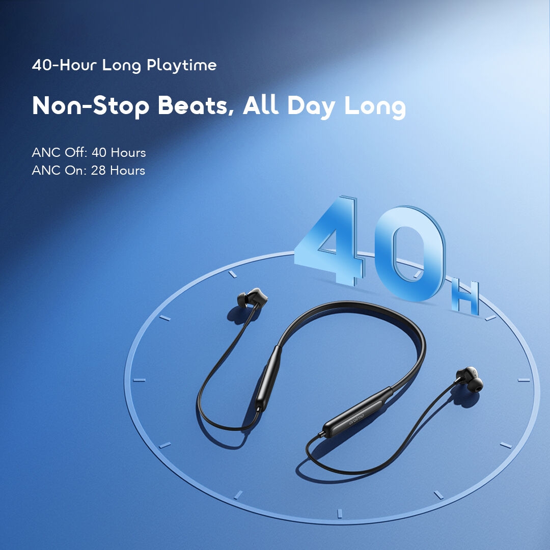 oraimo Necklace 5 earphones OEB-611-BLACK 40hrs