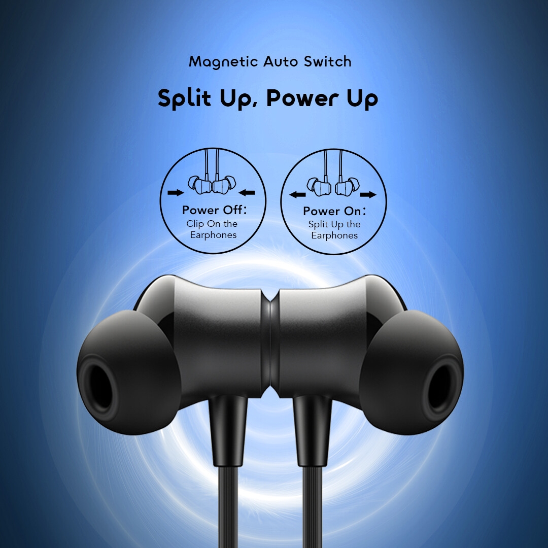 oraimo Necklace 5 earphones OEB-611-BLACK magnetic