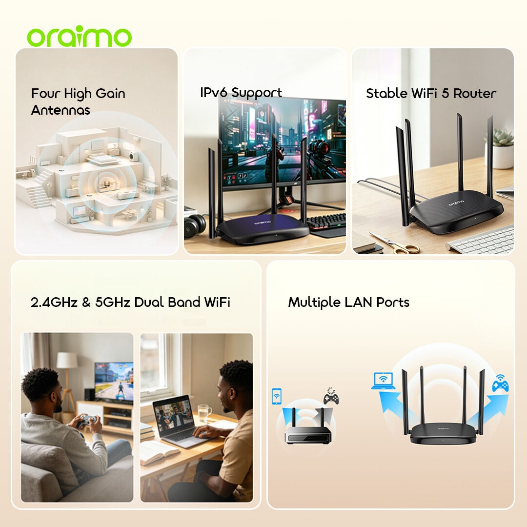 oraimo wifi router falcon ac OF-WR205N 02 features