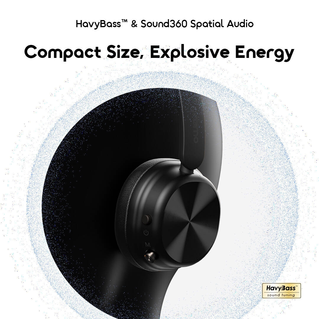 oraimo Headphone BoomPop Air OHP-316 06 HavyBass & Sound360 Spatial Audio