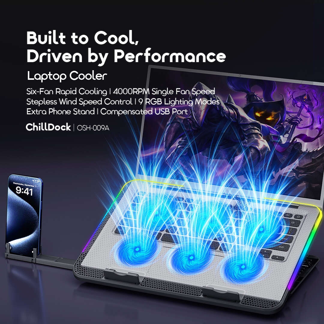 oraimo laptop cooler chilldock osh 009a features 1