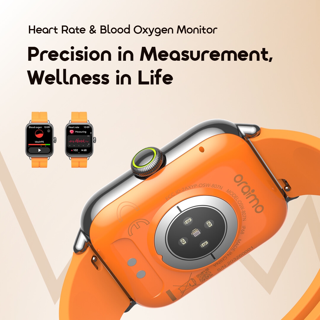 oraimo Smart Watch Watch 6 Nano OSW-807N 6 heart rate blood pressure monitor