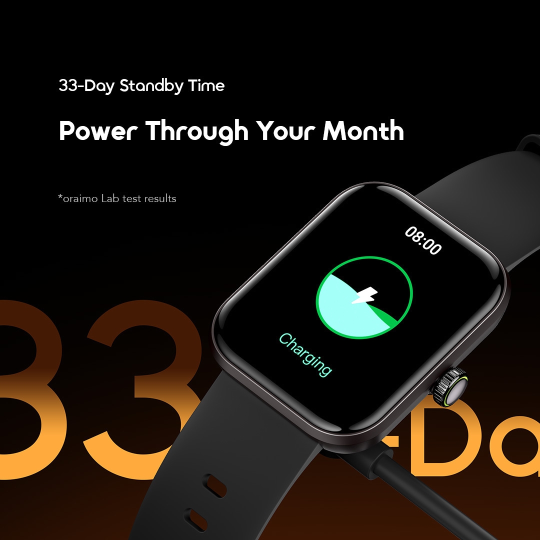 oraimo Smart Watch Watch Nova 2N OSW-815N 4 Power Through Your Month