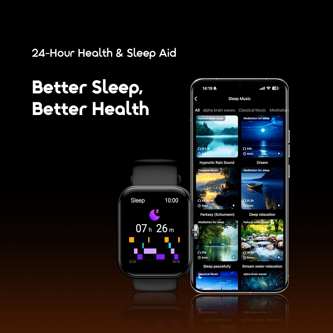 oraimo Smart Watch Watch Nova 2N OSW-815N 6 Better Sleep, Better Health
