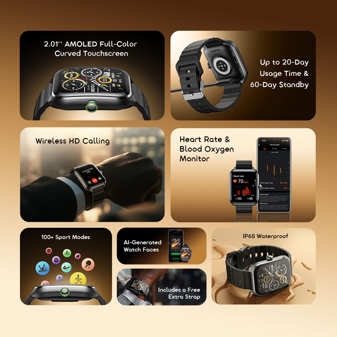 oraimo watch nova 2 smart watch OSW-814 features 2