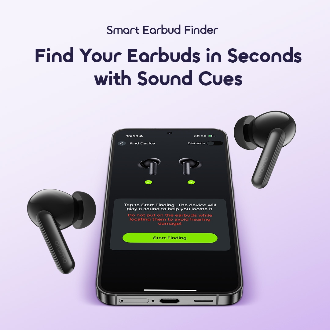 oraimo wireless earbuds SpaceBuds Lite OTW-324 earbuds finder