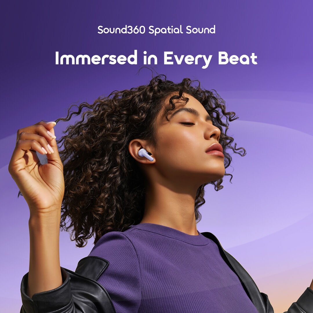oraimo wireless earbuds SpaceBuds Lite OTW-324 Sound360 spatial sound
