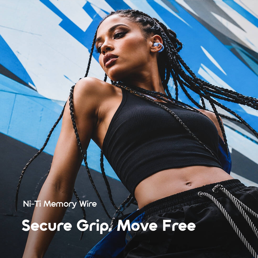 oraimo opensnap air open-ear true wireless earbuds africa OPN-371 05 secure grip move free ni-ti memory wire