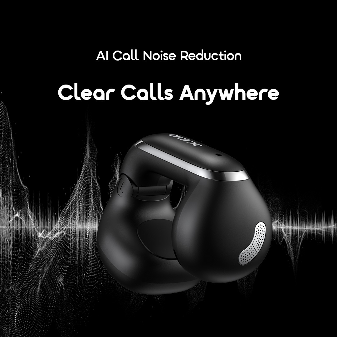 oraimo Open-Ear True Wireless Earbuds OpenSnap N2 OPN-374N 08 AI Call Noise Reduction Clear Calls Anywhere