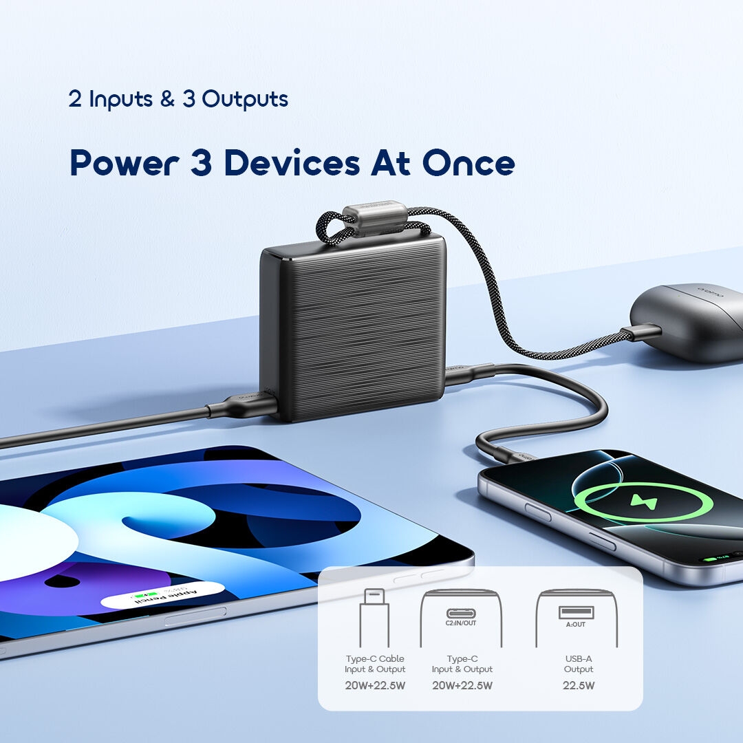 oraimo Power Bank PowerNova L11 10000mAh POWER BANK OPB-7103C 5 2 Inputs & 3 Outputs
