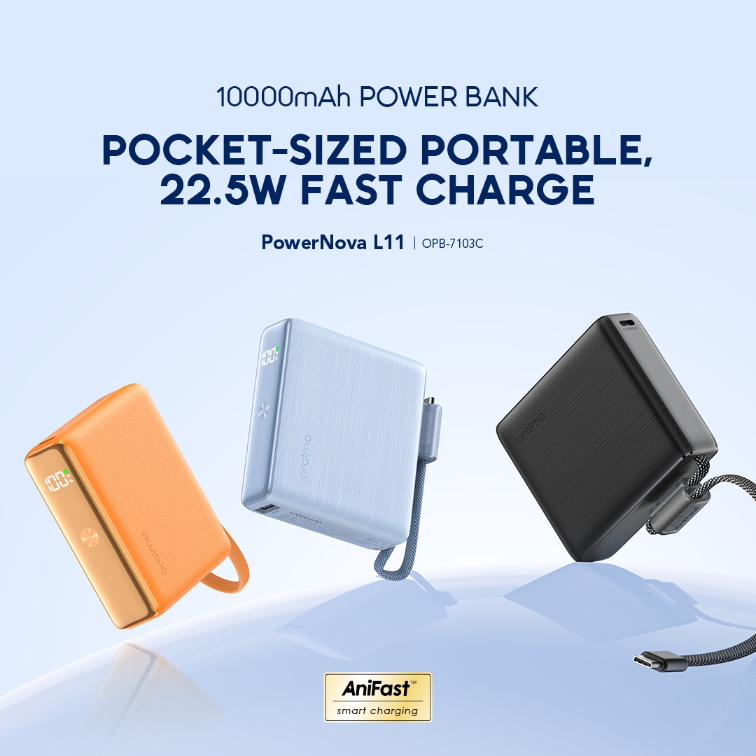 oraimo Power Bank PowerNova L11 10000mAh POWER BANK OPB-7103C 1