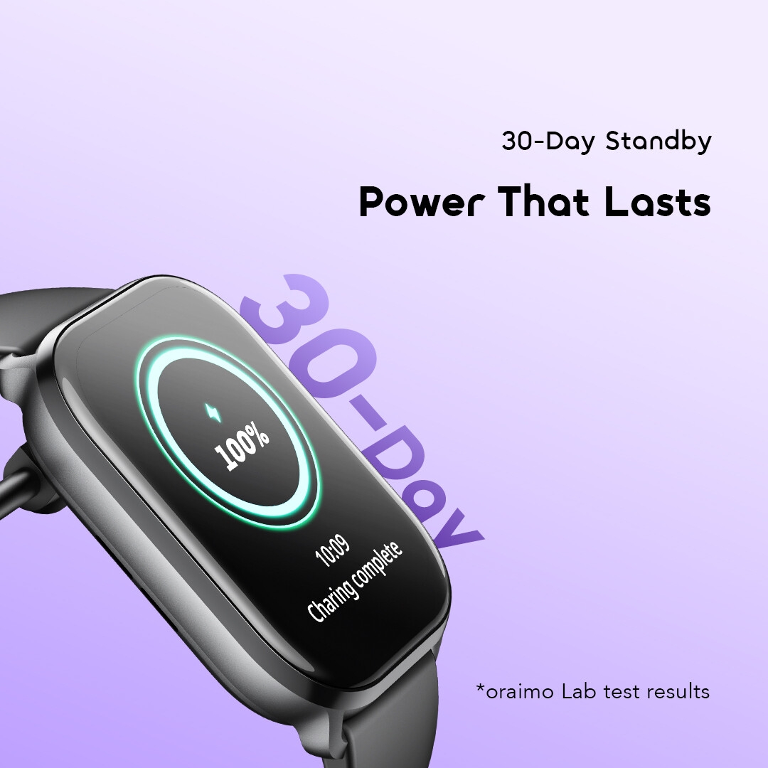 oraimo Smart Watch Watch 6 Lite OSW-809 04 30-Day Standby