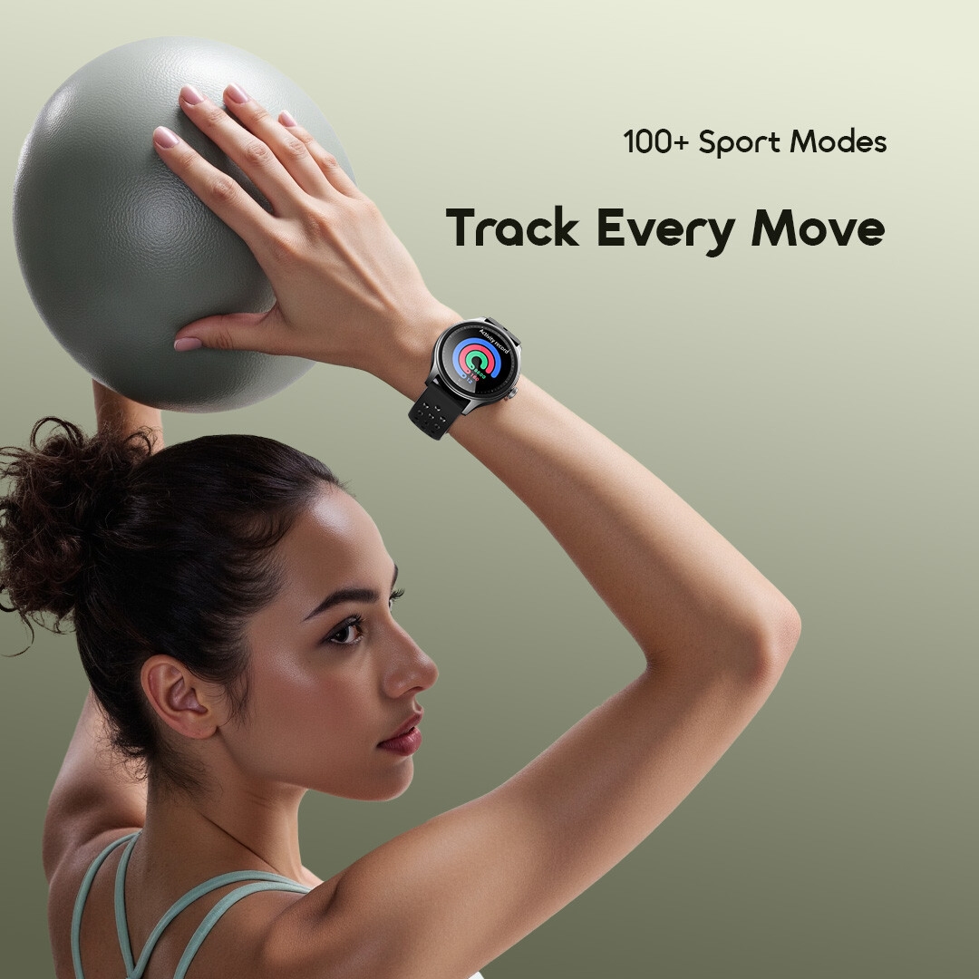 oraimo anti-scratch smart watch watch 6r osw-823 sports modes 10