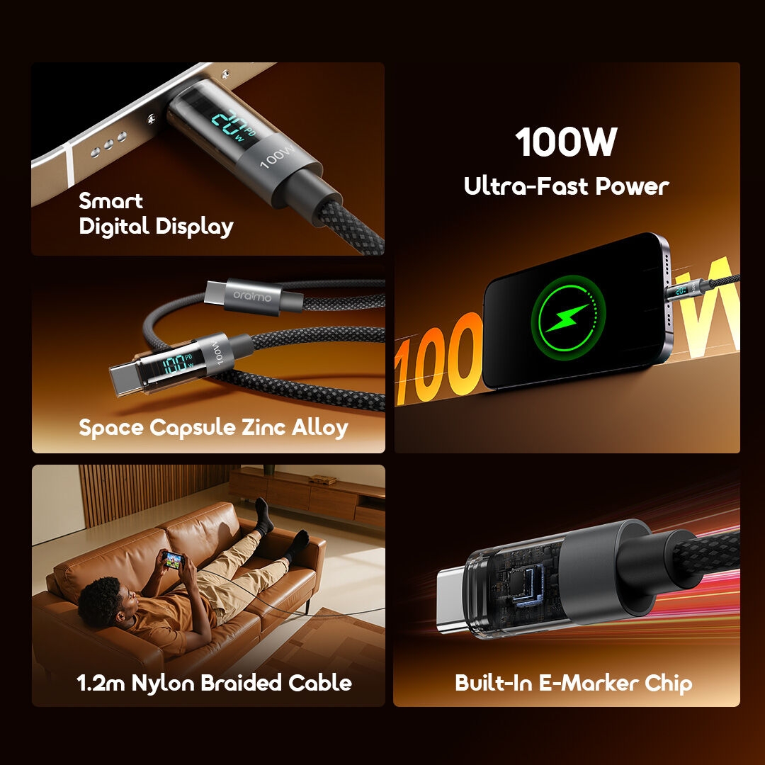 oraimo Data Cable DigiLine OCD-175CC 2 features