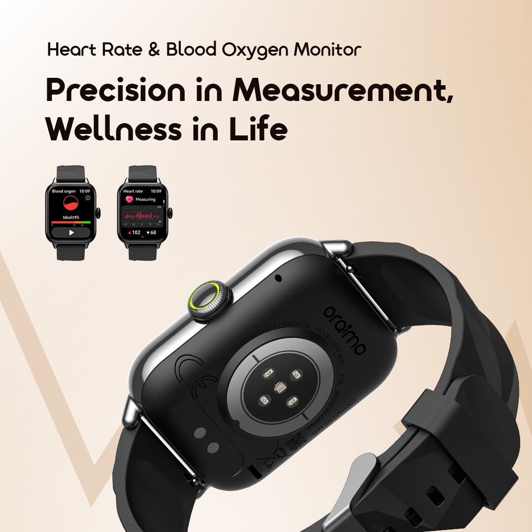 oraimo Smart Watch Watch 6 Nano OSW-807N 6 heart rate blood pressure monitor