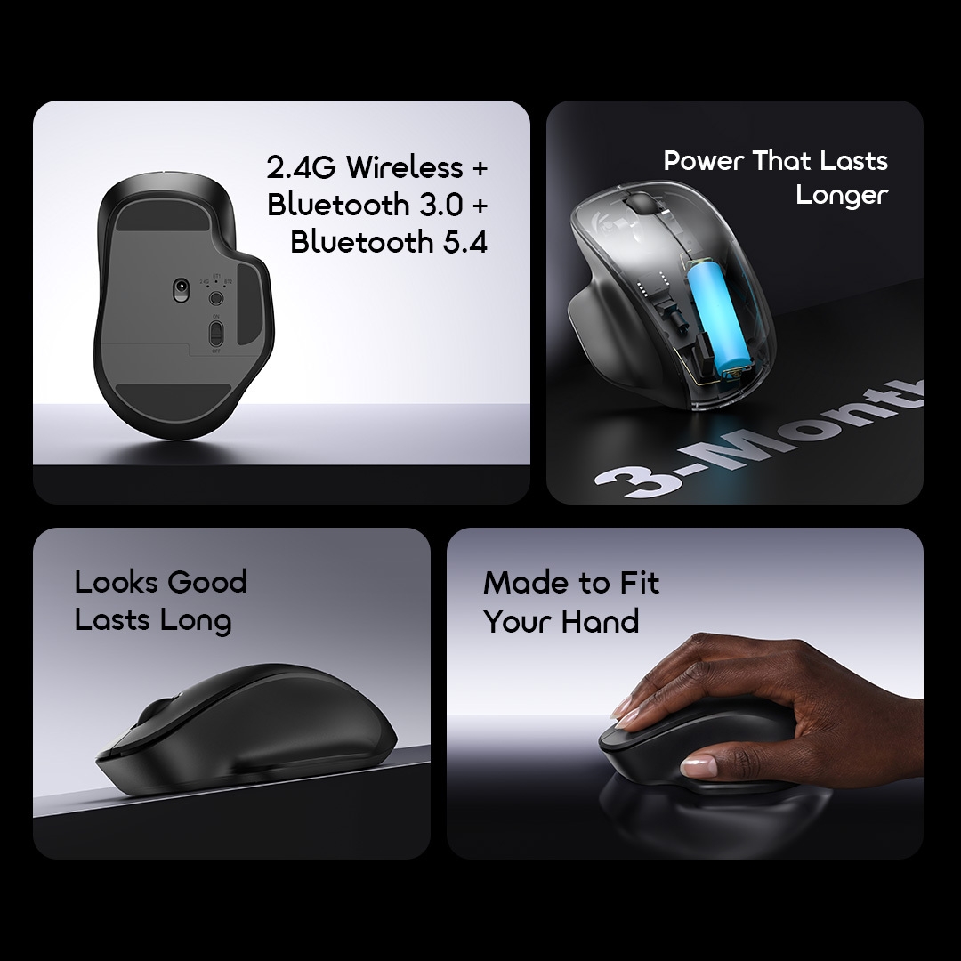 oraimo wireless mouse clickflow 2 OF-M210N 02 switch devices power lasting comfortable fit stylish durable