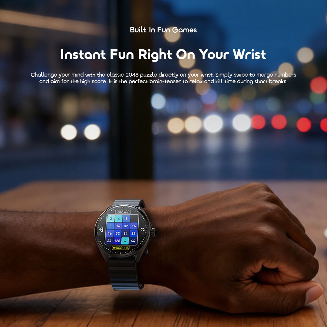 oraimo Smart Watch Watch Nova 2R Lite OSW-824 8 Built-In Fun Games
