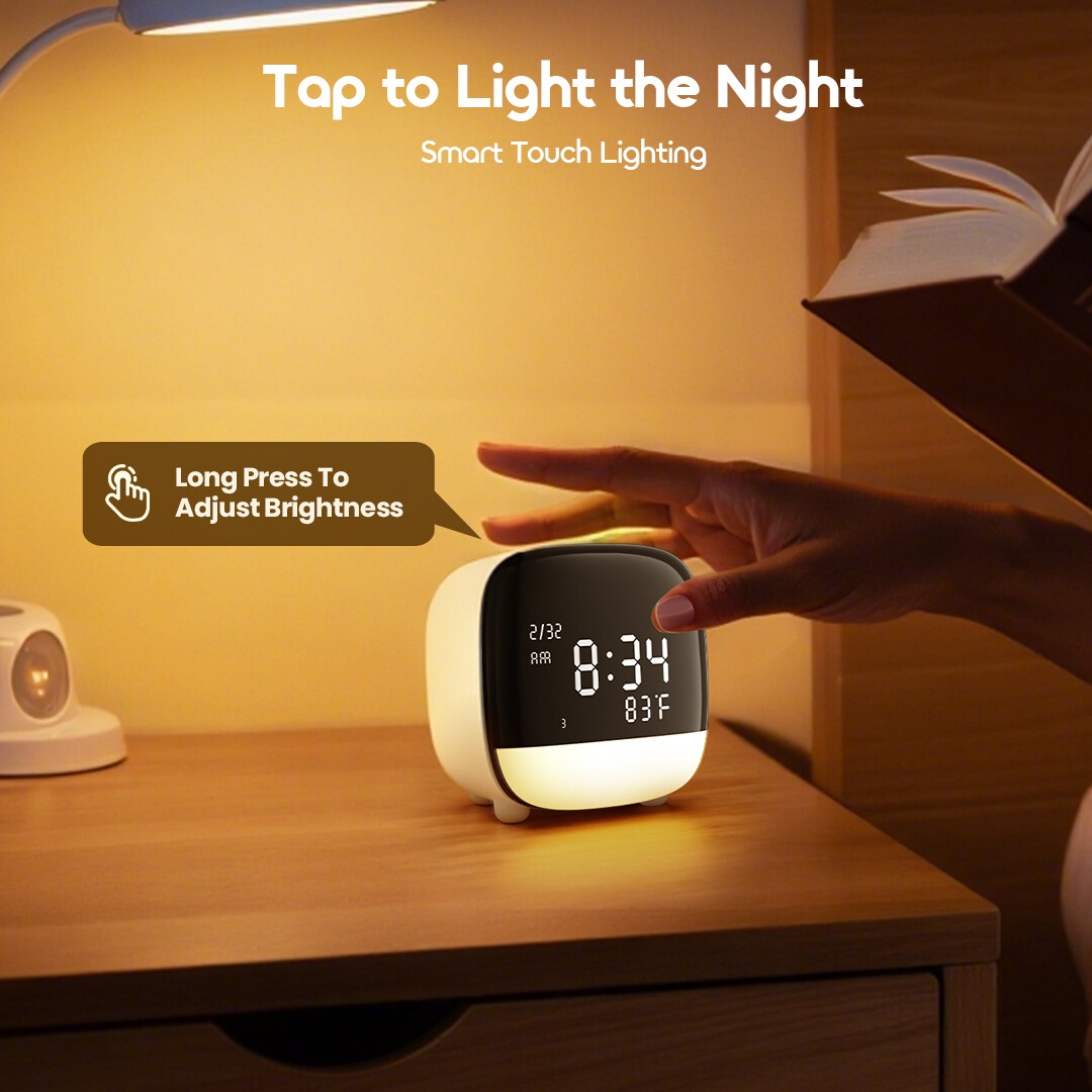 oraimo Alarm Clock ClockPoint Plus OSH-002A 3 Alarm Settings-3