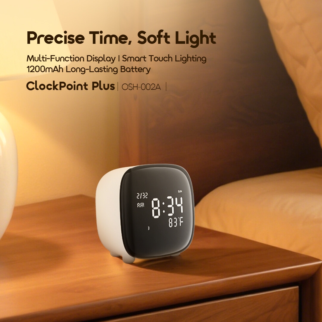 oraimo Alarm Clock ClockPoint Plus OSH-002A One Screen, Everything Covered-1