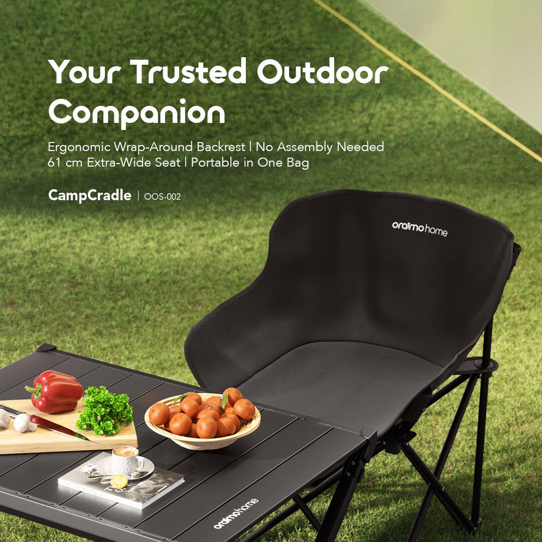 oraimo camping chair CampCradle OOS-002  Ergonomic Wrap-Around Backrest -1