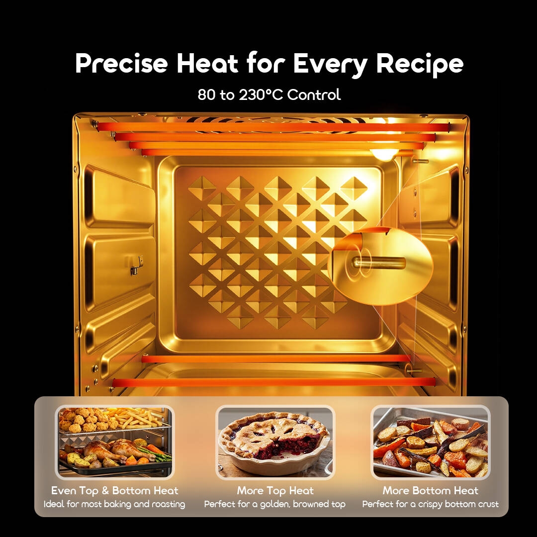 oraimo Air Oven BakeAir Pro OAO-561A 06 - 80 to 230°C Precise Control