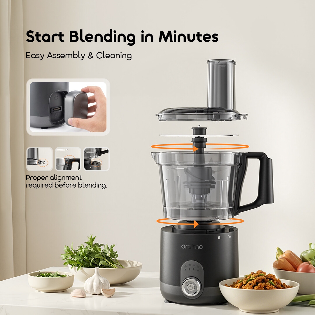 oraimo Blender VoltBlend OBL-582A 05 Easy Assembly & Cleaning